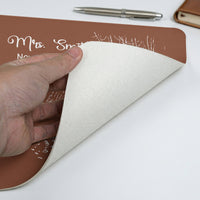 Never Forget The Difference You Make - Teacher Appreciation, Back To School Teacher Gift - Personalized Desk Mat