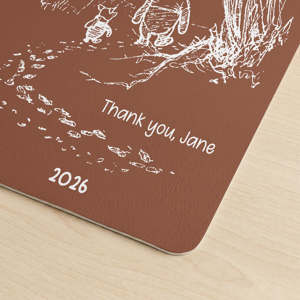 Never Forget The Difference You Make - Teacher Appreciation, Back To School Teacher Gift - Personalized Desk Mat