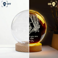 Never Forget The Difference You Make - Thank You Gift - Personalized Night Light