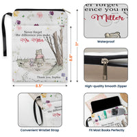 Never Forget The Difference You Make Thanks Teacher Gift - Personalized Book Sleeve