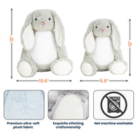 New Baby Baby Shower Gift - Personalized Bunny Plush