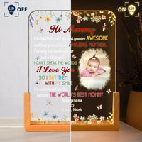 New Mom Mother's Day Gift The Best Mommy Belongs To Me - Personalized Night Light