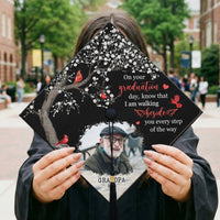 On Your Graduation Day Memorial Custom Photo - Personalized Graduation Cap Topper
