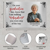 On Your Graduation Day Memorial Custom Photo - Personalized Wallet Card