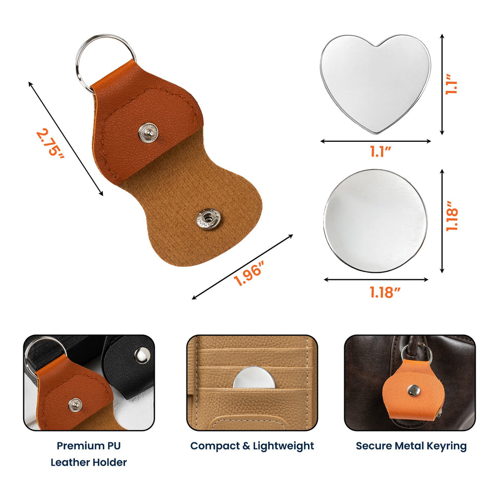 Once A Brother, Always A Brother, No Matter The Distance - Personalized Leather Pocket Hug