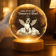 Once By My Side Forever In My Heart - Personalized Night Light