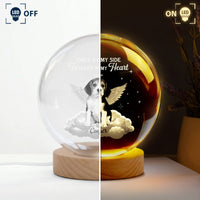 Once By My Side Forever In My Heart - Personalized Night Light