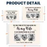 Our Children Having You As Their Mom, Mother'S Day Gift For Wife - Personalized Poster