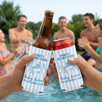 Party At My Crib Baby Shower – Personalized Can Cooler