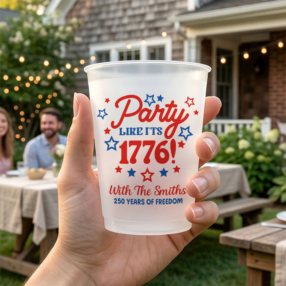 Party Like It's 1776 - Personalized Cups