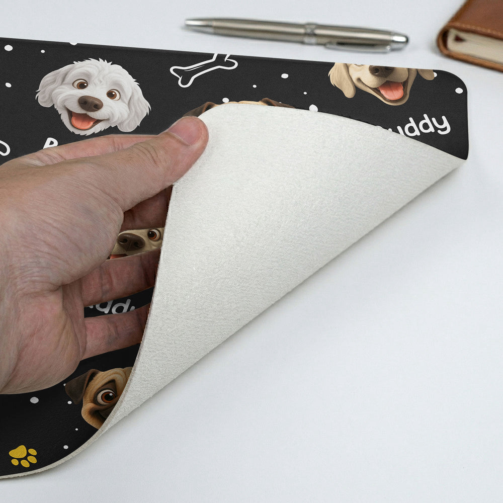 This Human Belongs To - Personalized Desk Mat