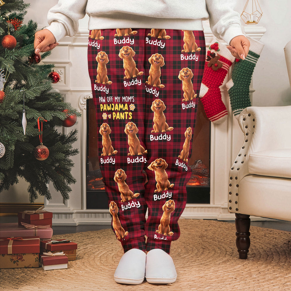 Paw Off My Mama's Pawjama Pants - Personalized Lounge Pants