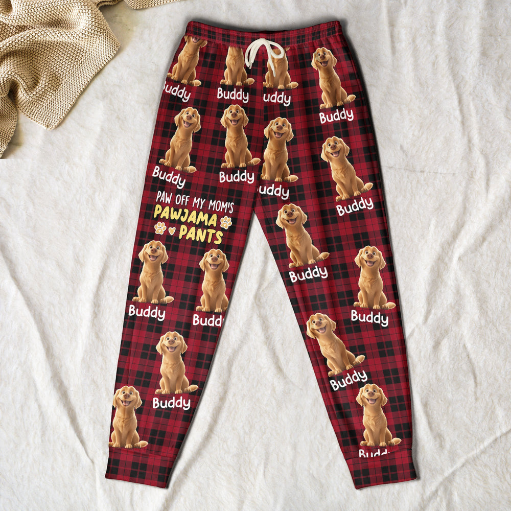 Paw Off My Mama's Pawjama Pants - Personalized Lounge Pants