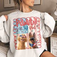 Pawty In The Usa - Personalized Shirt