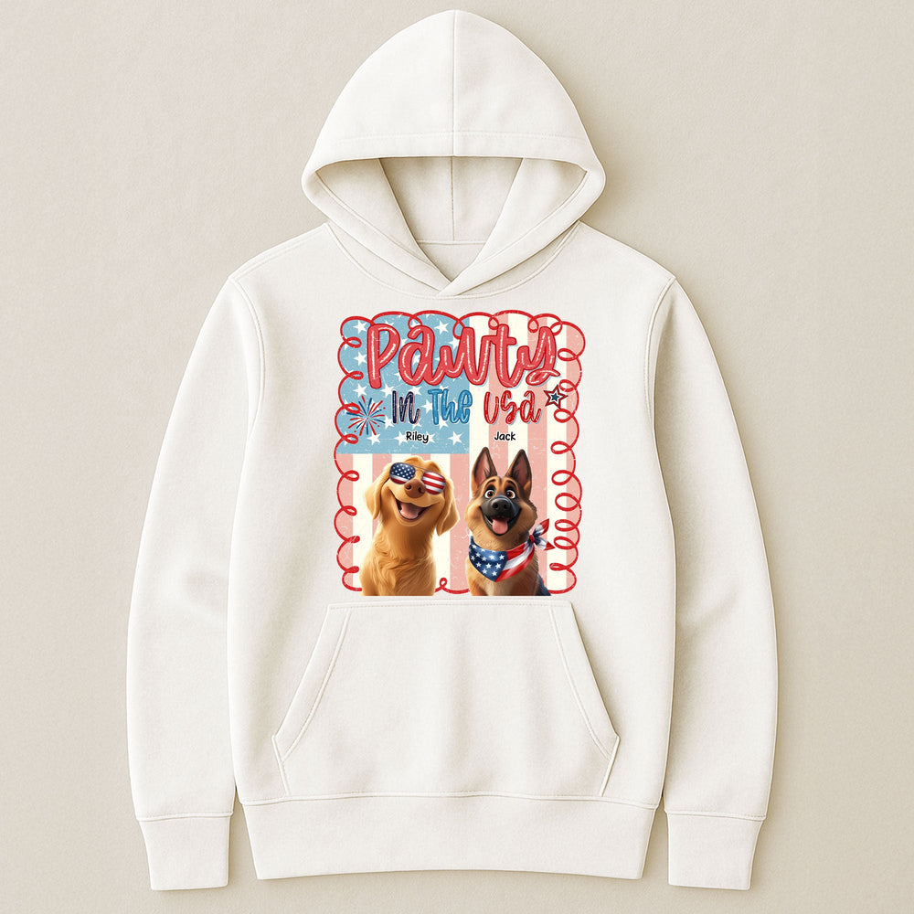 Pawty In The Usa - Personalized Shirt