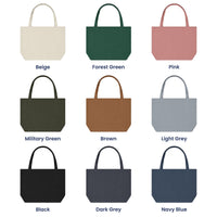 Pennant Flag Custom School Name - Personalized Tote Bag | Cute Back To School Gift For Students