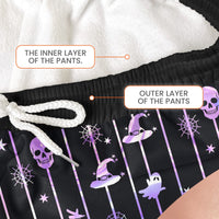 Funny Fake Underwear Men Pajama Pants, Personalized Halloween Gag Gift Sweatpants