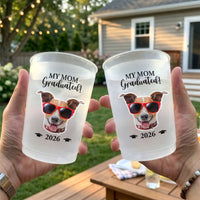 Pet Lover Graduation Party Custom Photo - Personalized Cups