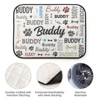 Pet Word Art - Personalized Cooling Mat