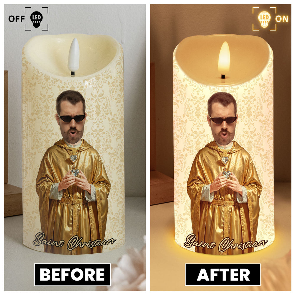 Prayer Candle Custom Saint Funny Novelty - Personalized Candles