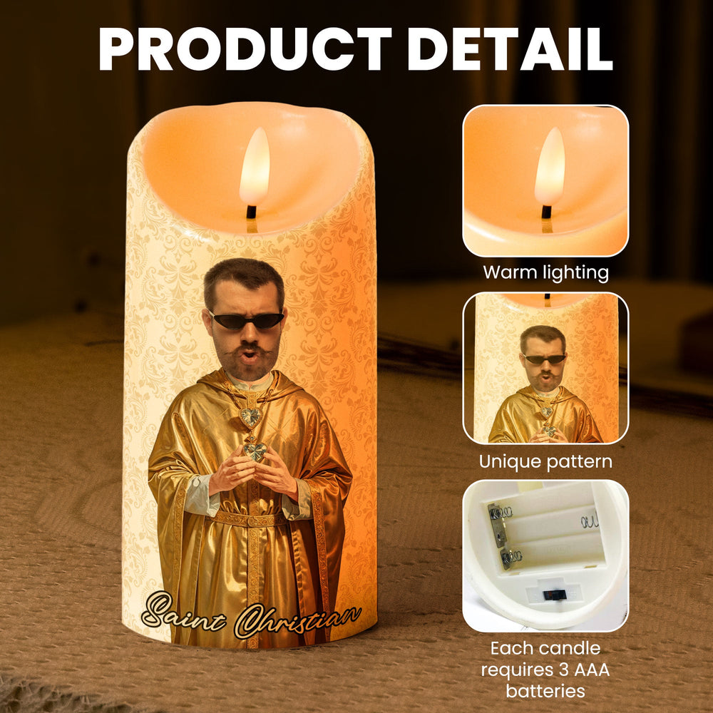 Prayer Candle Custom Saint Funny Novelty - Personalized Candles