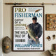 Pro Fisherman More Gear Newspaper Style - Personalized Poster