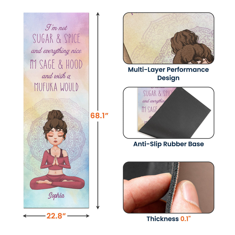 Let That Sh*t Go - Personalized Yoga Mat