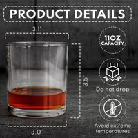 Promise To Always Be By Your Side - Personalized Whiskey Glass - Gift For Husband