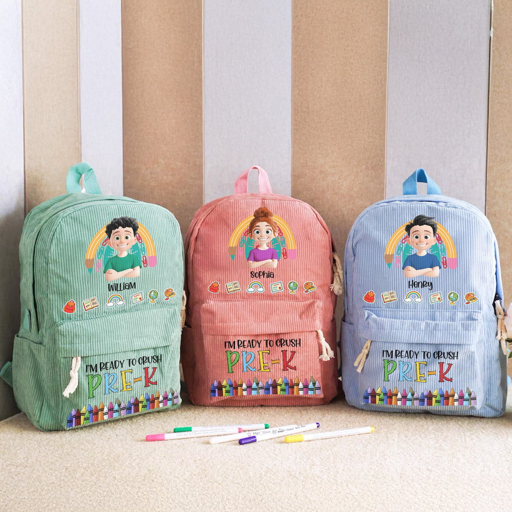 Ready To Crush School - Personalized Backpack