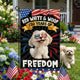 Red White & Woof - Personalized Flag