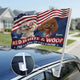 Red White & Woof - Personalized Car Flag