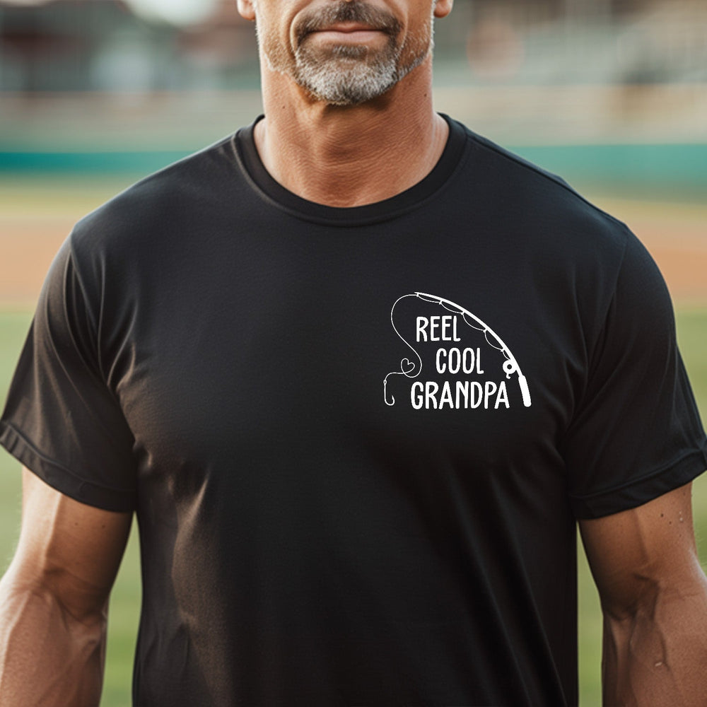 Father's Day Gifts, Reel Cool Grandpa - Personalized Shirt