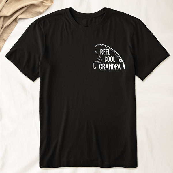 Father's Day Gifts, Reel Cool Grandpa - Personalized Shirt