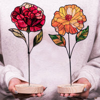 Remember I Love You Mom - Custom Glass Flower