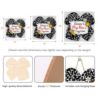 Ribbon Shape Composition Book Style Back To School Classroom Decor - Personalized Wood Sign