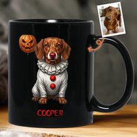 Scary Halloween Clown Gift For Pet Lover - Personalized Mug