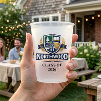 School Logo Custom Photo Graduation Party - Personalized Cups