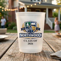 School Logo Custom Photo Graduation Party - Personalized Cups