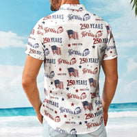 Semiquincentennial USA 250Th Anniversary Retro Flag - Personalized Hawaiian Shirt