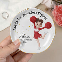 Senior Cheerleader - Personalized Jewelry Dish