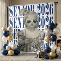 Senior Custom Vintage Photo - Personalized Backdrop