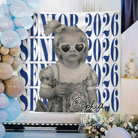 Senior Custom Vintage Photo - Personalized Backdrop