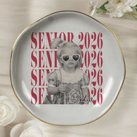 Senior Custom Vintage Photo - Personalized Jewelry Dish