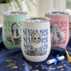 Senior Custom Vintage Photo - Personalized Wine Tumbler