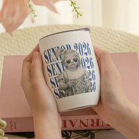 Senior Custom Vintage Photo - Personalized Wine Tumbler