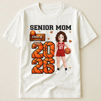 Senior Mom Basketball - Personalized Shirt