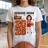 Senior Mom Basketball - Personalized Shirt