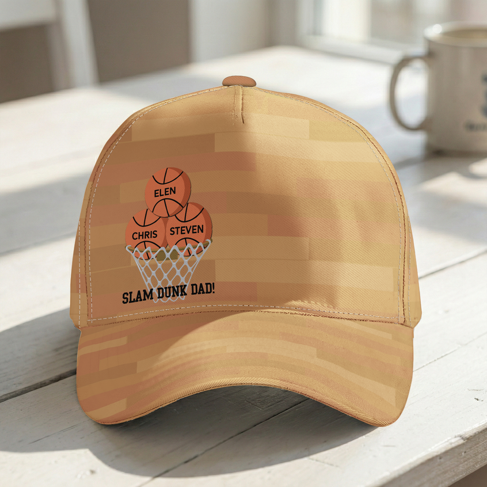 Slam Dunk Dad! - Personalized Cap
