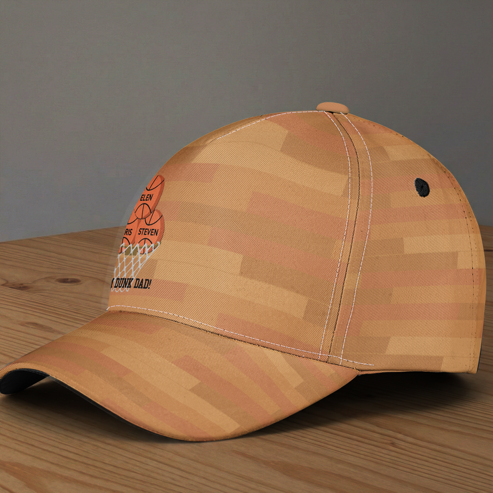 Slam Dunk Dad! - Personalized Cap