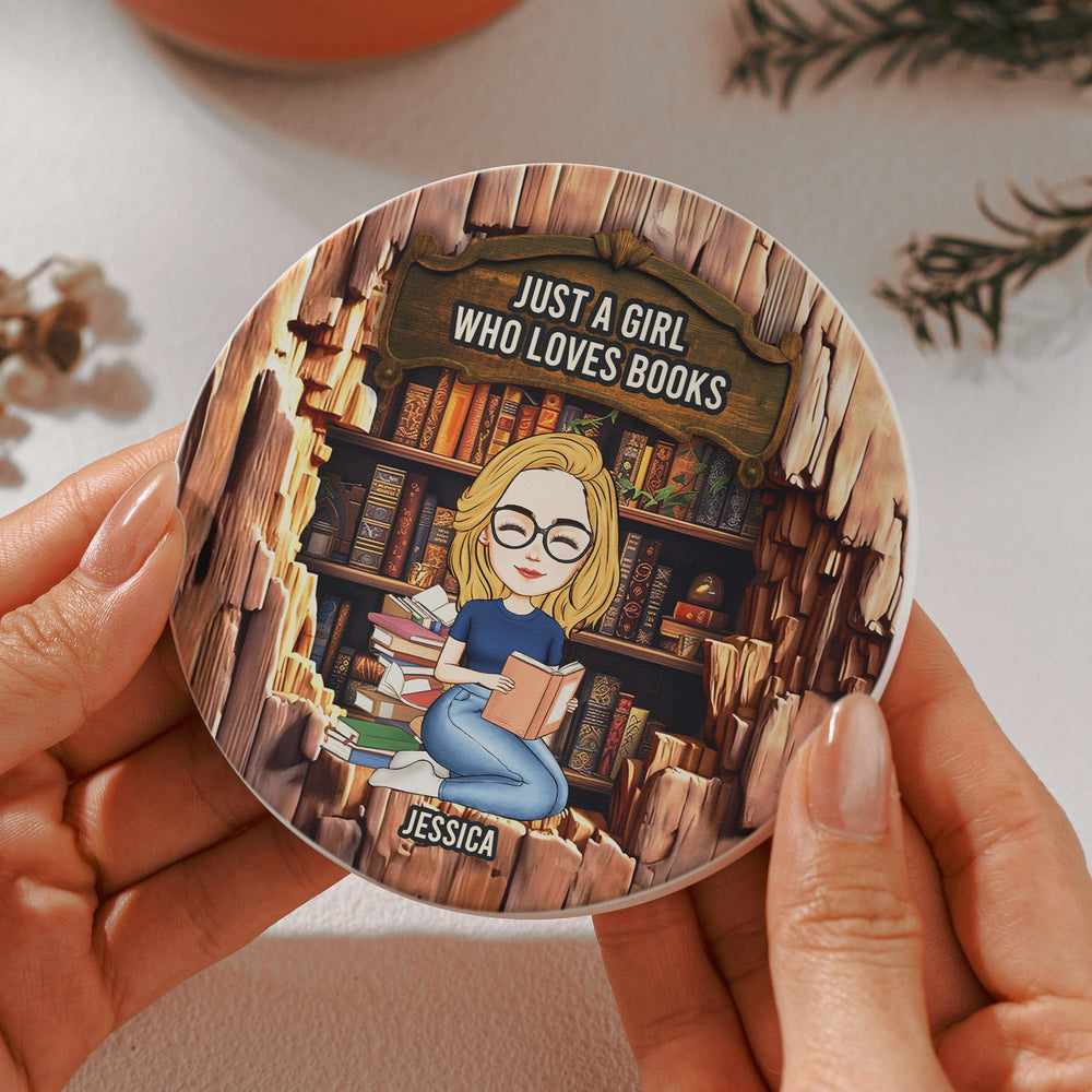So Many Books So Little Time - Personalized Coaster